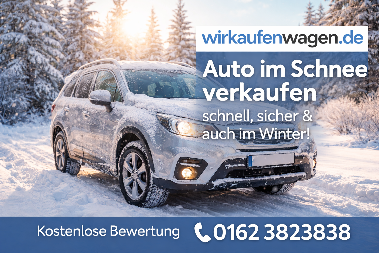 Auto im Schnee – Wie Winterschäden den Wert senken & wann sich der Verkauf lohnt 2 Auto & Schnee: Wertverlust im Winter erkennen und Auto stressfrei verkaufen