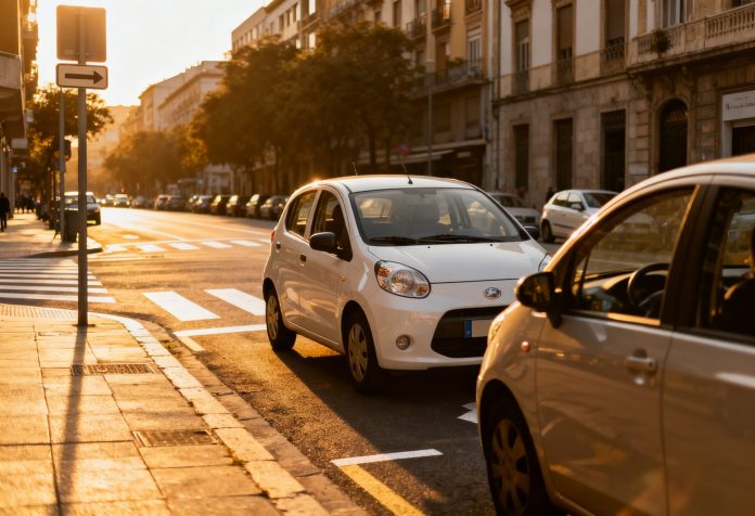 Mehrere günstige Kleinwagen als sparsame Benziner im Stadtverkehr