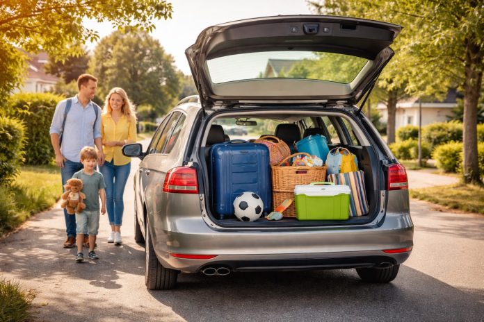 Gebrauchter Kombi mit großem Kofferraum als günstiges Familienauto