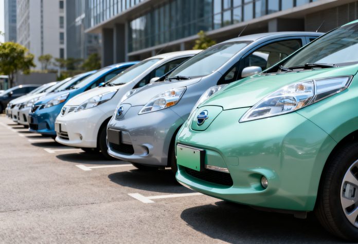 Vergleich moderner sparsamer Autos mit niedrigem Spritverbrauch